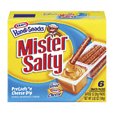 Nabisco Mister Salty Handi-Snacks; pretzels 'n cheese dip, 6 snack packs Full-Size Picture